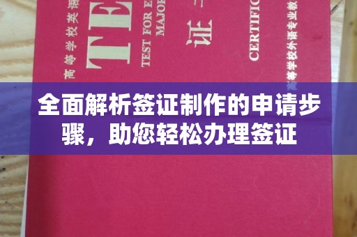 蓬安全面解析签证制作的申请步骤，助您轻松办理签证