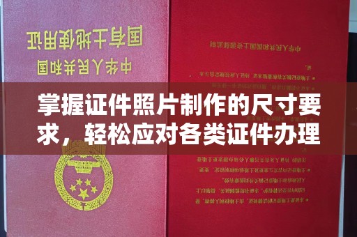蓬安掌握证件照片制作的尺寸要求，轻松应对各类证件办理