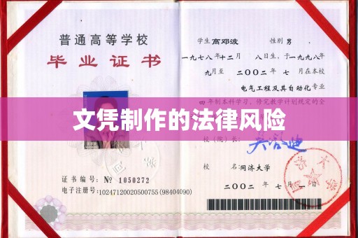 蓬安文凭制作的法律风险
