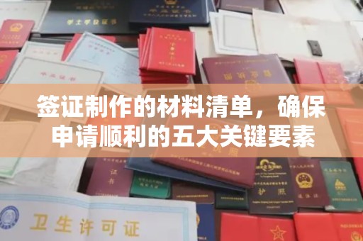 蓬安签证制作的材料清单，确保申请顺利的五大关键要素