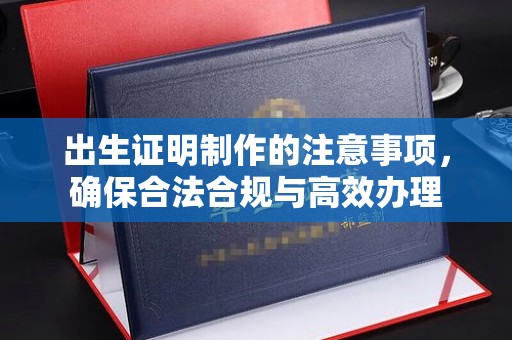 蓬安出生证明制作的注意事项，确保合法合规与高效办理