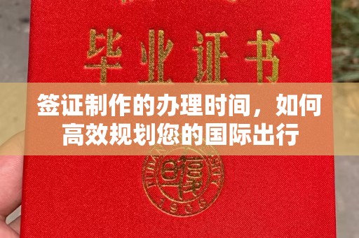 蓬安签证制作的办理时间，如何高效规划您的国际出行
