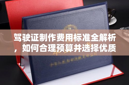 蓬安驾驶证制作费用标准全解析，如何合理预算并选择优质服务？